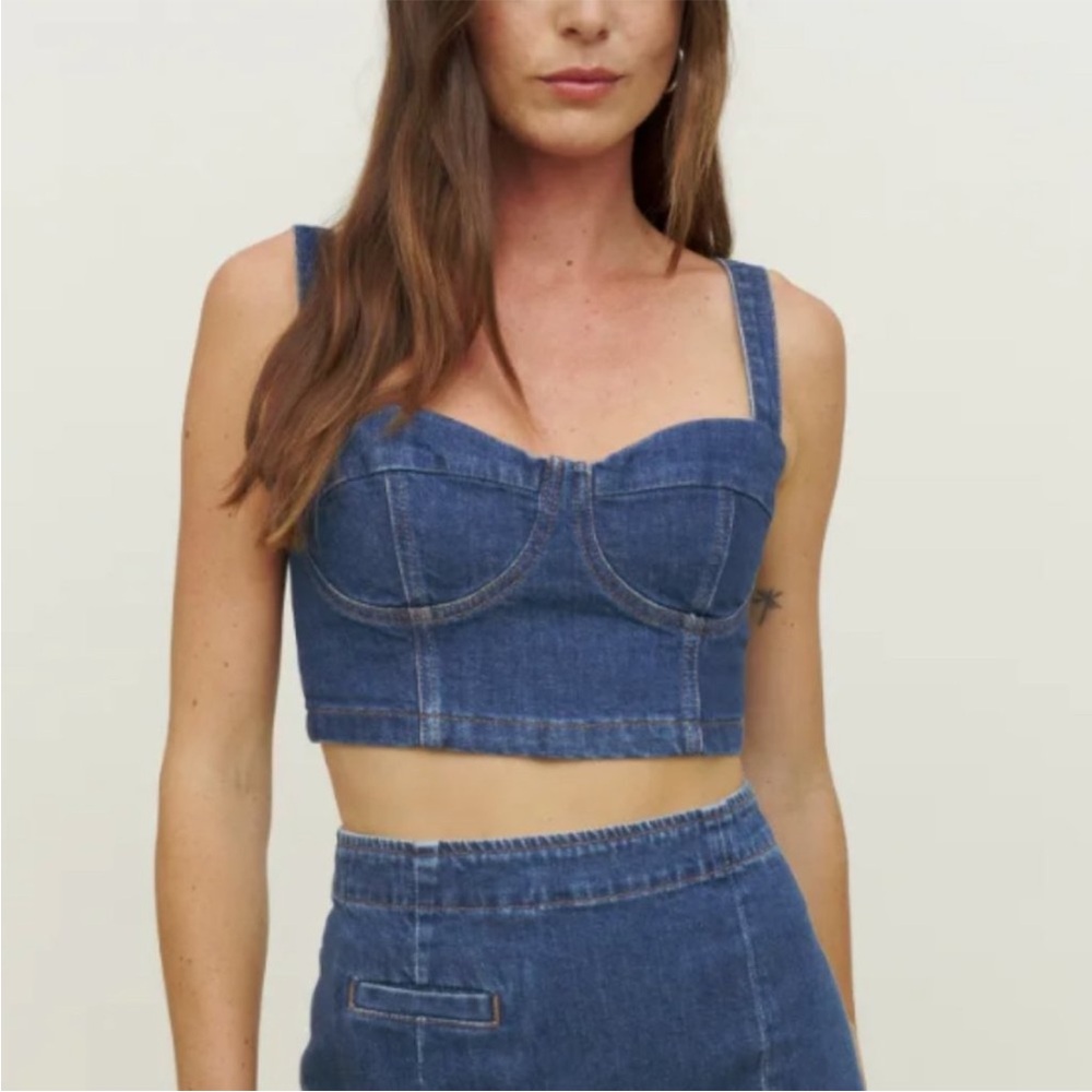 New with tags: Reformation Nikki Buster Top